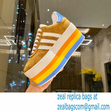 Gucci x adidas women's GG Gazelle sneakers 707873 Beige 2022