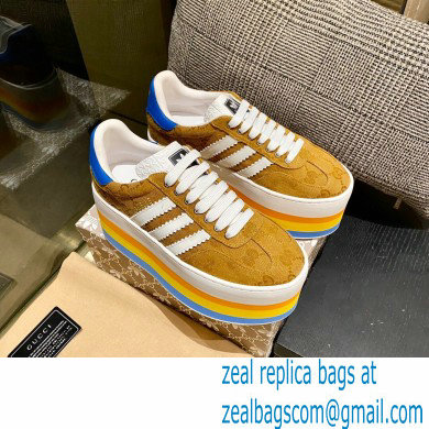 Gucci x adidas women's GG Gazelle sneakers 707873 Beige 2022