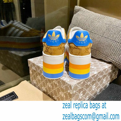 Gucci x adidas women's GG Gazelle sneakers 707873 Beige 2022