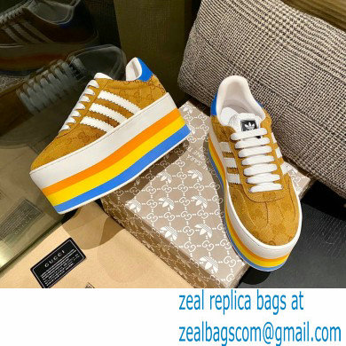 Gucci x adidas women's GG Gazelle sneakers 707873 Beige 2022