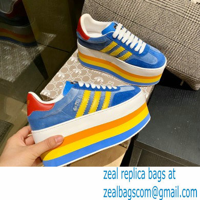 Gucci x adidas women's GG Gazelle sneakers 707873 Blue 2022