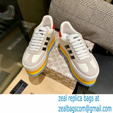 Gucci x adidas women's GG Gazelle sneakers 707873 White 2022