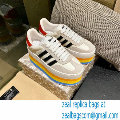 Gucci x adidas women's GG Gazelle sneakers 707873 White 2022