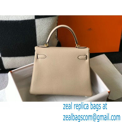 Hermes Kelly 28cm/32cm Bag In clemence Leather With Gold Hardware trench - Click Image to Close