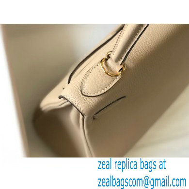 Hermes Kelly 28cm/32cm Bag In clemence Leather With Gold Hardware trench