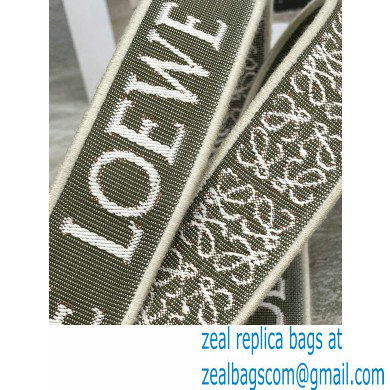 Loewe Anagram strap in jacquard and calfskin 04 2022