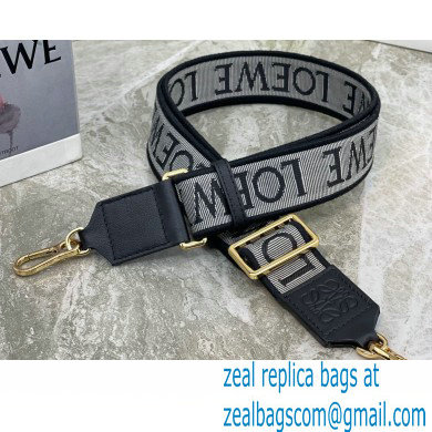 Loewe Anagram strap in jacquard and calfskin 06 2022