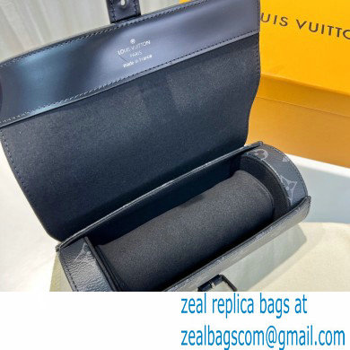 Louis Vuitton 3 Watch Case M43385 Monogram Eclipse Canvas