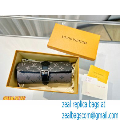 Louis Vuitton 3 Watch Case Monogram Black/Gary