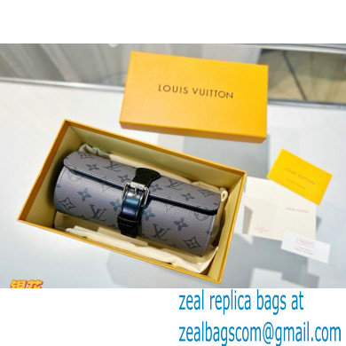 Louis Vuitton 3 Watch Case Monogram Gray