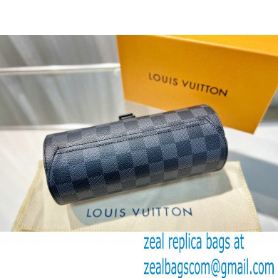 Louis Vuitton 3 Watch Case N41137 Damier Graphite canvas