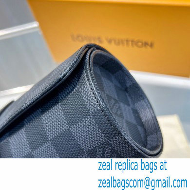 Louis Vuitton 3 Watch Case N41137 Damier Graphite canvas - Click Image to Close