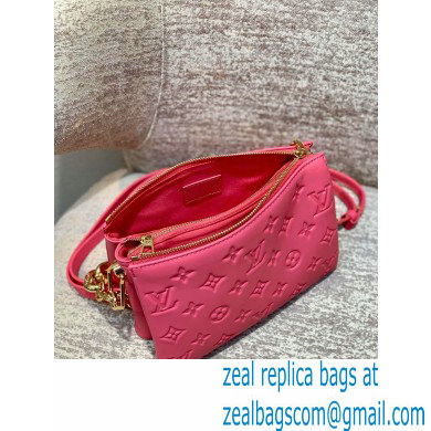 Louis Vuitton Coussin BB in Monogram Grained Leather M20750 Fluo Pink 2022