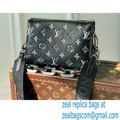 Louis Vuitton Coussin BB in silver Monogram Leather M20574 black 2022