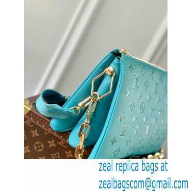 Louis Vuitton Coussin PM Bag in Monogram Leather M20769 Turquoise 2022