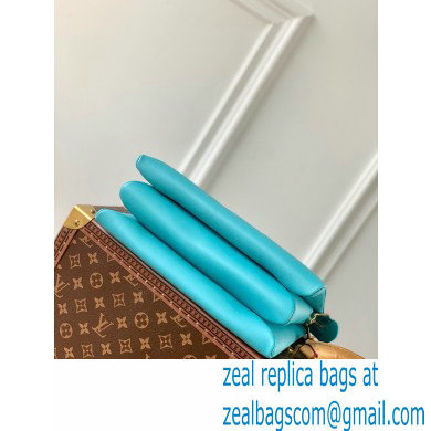 Louis Vuitton Coussin PM Bag in Monogram Leather M20769 Turquoise 2022