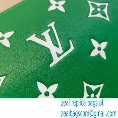 Louis Vuitton Coussin PM in Monogram-embossed puffy lambskin M20760 GREEN 2022