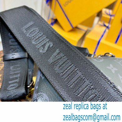Louis Vuitton Flap Double Phone Pouch in Monogram Eclipse Canvas M81005 Black 2022