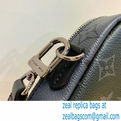 Louis Vuitton Flap Double Phone Pouch in Monogram Eclipse Canvas M81005 Black 2022