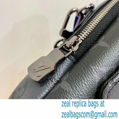 Louis Vuitton Flap Double Phone Pouch in Monogram Eclipse Canvas M81005 Black 2022