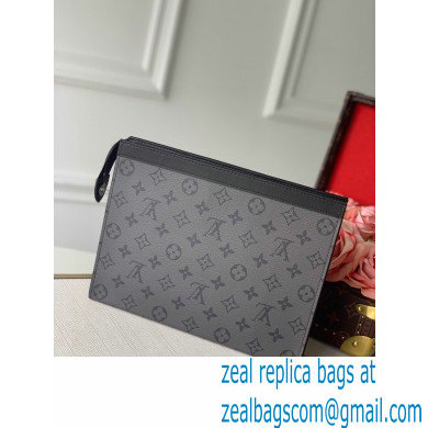 Louis Vuitton Pochette Voyage MM Pouch in Monogram Eclipse Canvas M69535 Black/Grey 2020