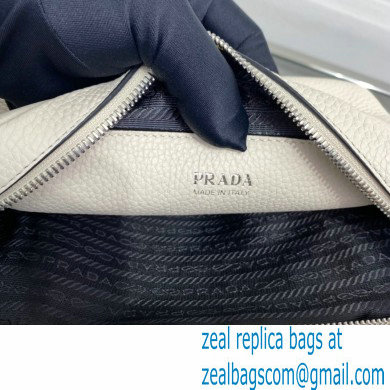 Prada Leather bag with shoulder strap 1BH082 Creamy 2022