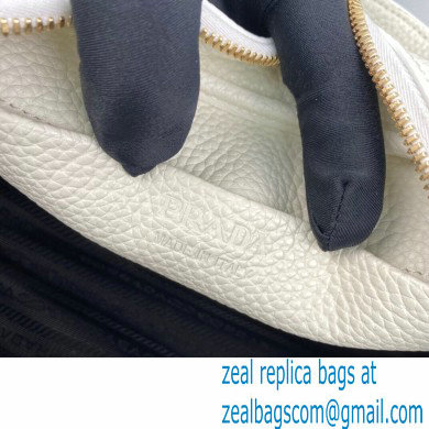 Prada Perforated logo Leather Handbag 1BH078 White 2022