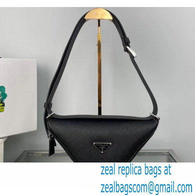 Prada Saffiano leather belt bag 2VL039 Black 2022