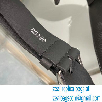 Prada Saffiano leather belt bag 2VL039 Black 2022 - Click Image to Close