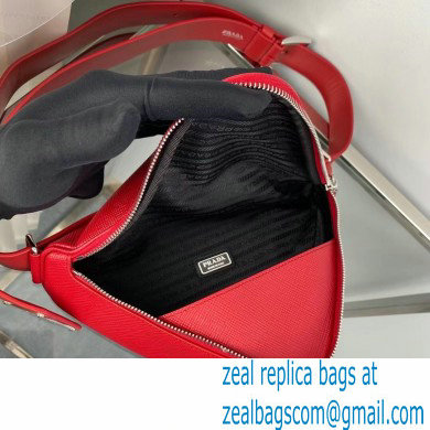 Prada Saffiano leather belt bag 2VL039 Red 2022 - Click Image to Close