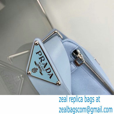 Prada Saffiano leather belt bag 2VL039 Sky Blue 2022