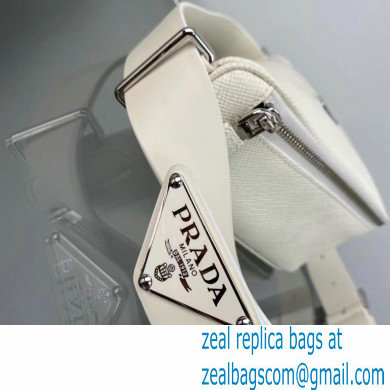 Prada Saffiano leather belt bag 2VL039 White 2022 - Click Image to Close