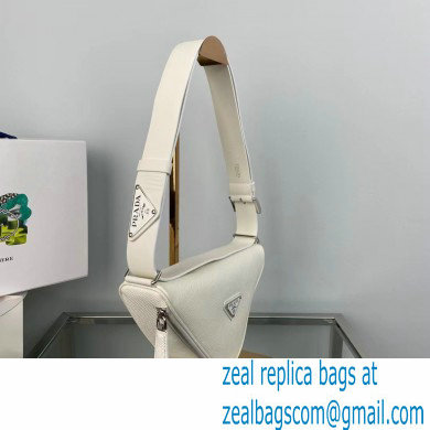 Prada Saffiano leather belt bag 2VL039 White 2022 - Click Image to Close