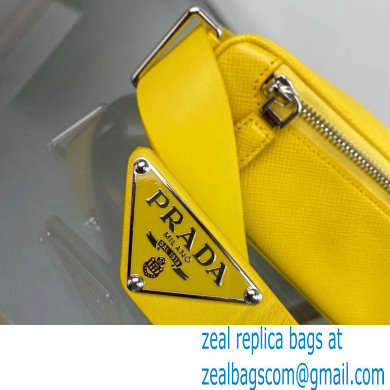 Prada Saffiano leather belt bag 2VL039 Yellow 2022 - Click Image to Close