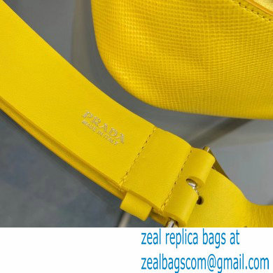 Prada Saffiano leather belt bag 2VL039 Yellow 2022 - Click Image to Close