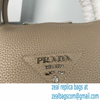 Prada Small Leather HandBag with shoulder strap 1BC145 Camel 2022