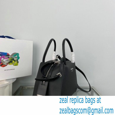 Prada Small brushed leather handbag 1BA366 Black 2022