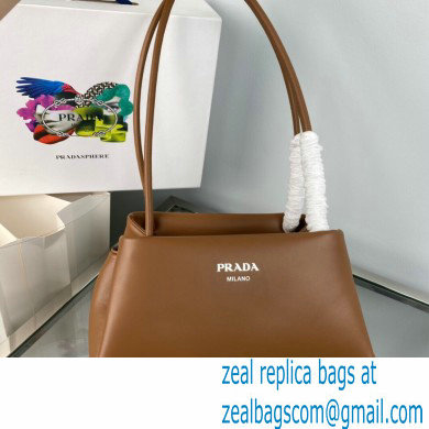 Prada Small leather bag 1BA368 Brown 2022