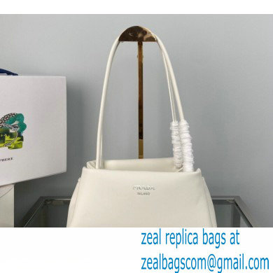 Prada Small leather bag 1BA368 White 2022