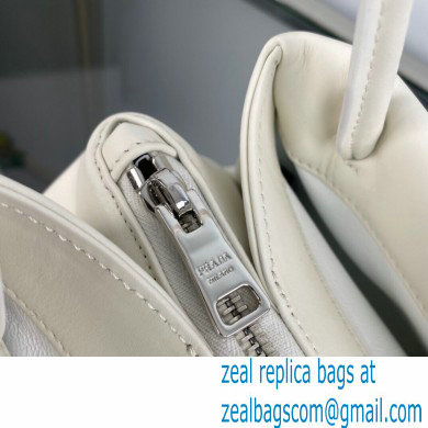 Prada Small leather bag 1BA368 White 2022