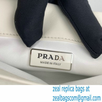 Prada Small leather bag 1BA368 White 2022