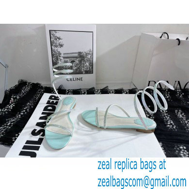 Rene Caovilla Cleo Flat Jewel Sandals 01 2022