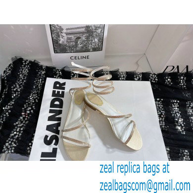 Rene Caovilla Cleo Flat Jewel Sandals 05 2022 - Click Image to Close