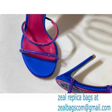 Rene Caovilla Cleo Thin-heeled 9.5cm Jewel Sandals 02 2022 - Click Image to Close