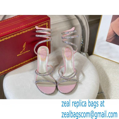 Rene Caovilla Cleo Thin-heeled 9.5cm Jewel Sandals 03 2022 - Click Image to Close