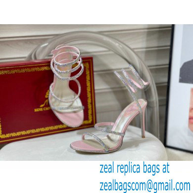 Rene Caovilla Cleo Thin-heeled 9.5cm Jewel Sandals 03 2022 - Click Image to Close