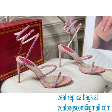 Rene Caovilla Cleo Thin-heeled 9.5cm Jewel Sandals 04 2022