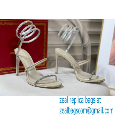 Rene Caovilla Cleo Thin-heeled 9.5cm Jewel Sandals 05 2022
