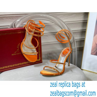 Rene Caovilla Cleo Thin-heeled 9.5cm Jewel Sandals 06 2022 - Click Image to Close