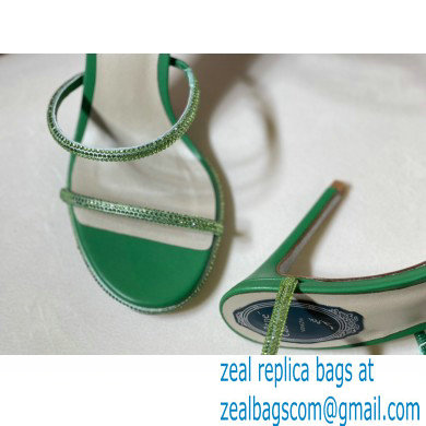 Rene Caovilla Cleo Thin-heeled 9.5cm Jewel Sandals 07 2022